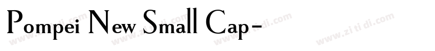 Pompei New Small Cap字体转换